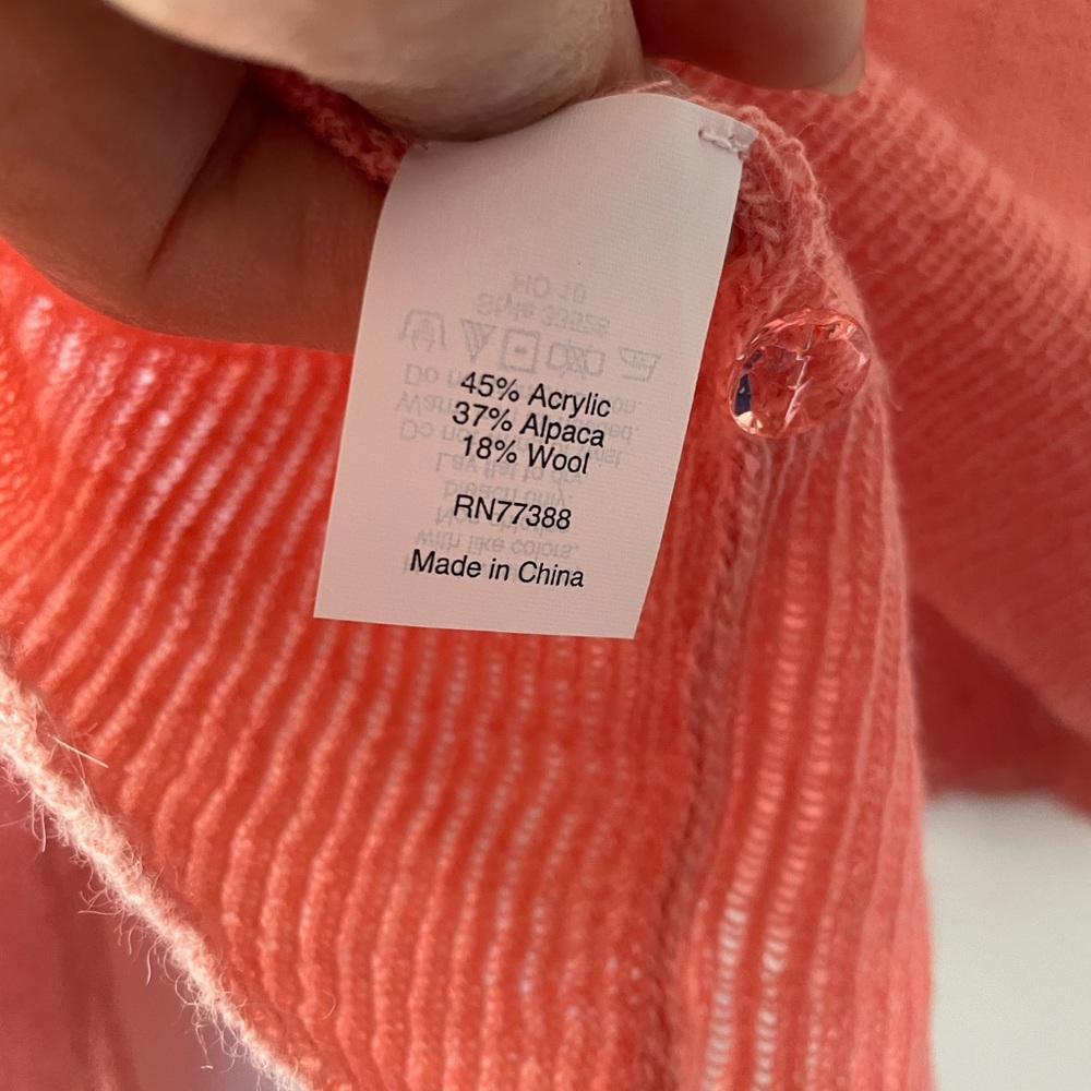 J Crew Alpaca Wool Blend Thin Cardigan size M - Picture 10 of 10